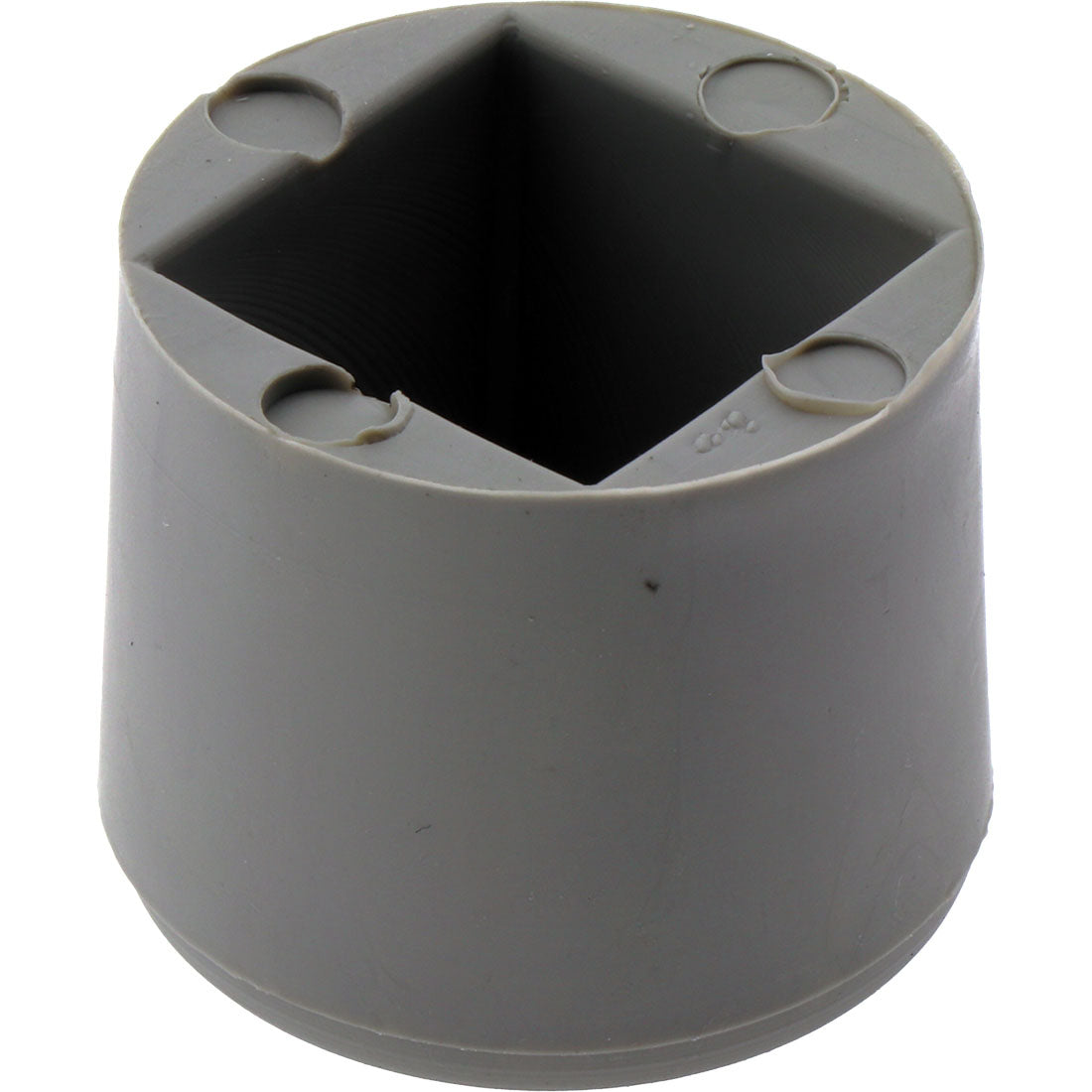 Rubber Stick Tips Square Tube Grey