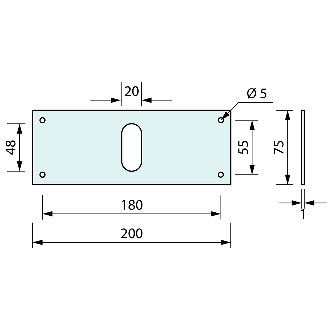 Striker Plate For 25mm Pin
