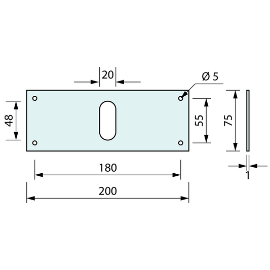 Striker Plate For 25mm Pin