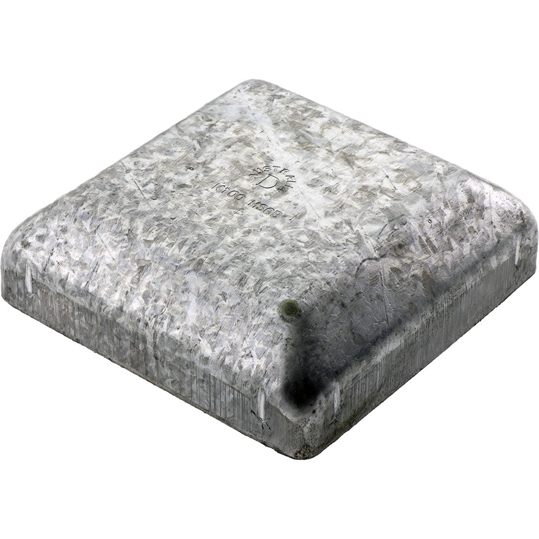 Galvanised Square Caps