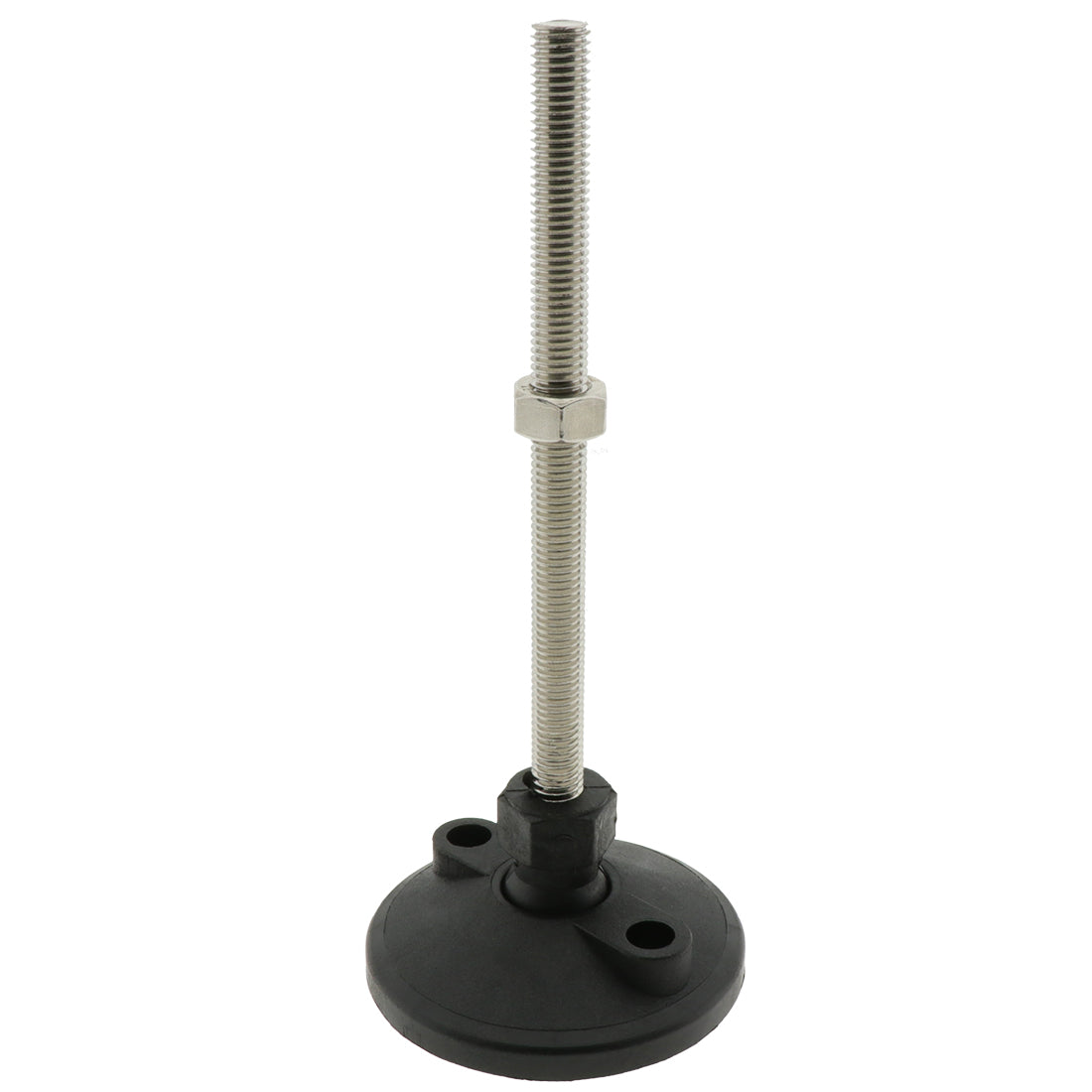 Vital Parts 8 Pack Bolt Down Metal Adjustable Feet - Threaded Screw In Feet For Furniture/Rigs
