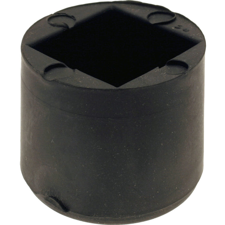 Rubber Stick Tips Square Tube Black