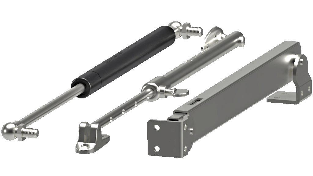 F - Gas Struts and Accessories, Door Holders, Support Stays