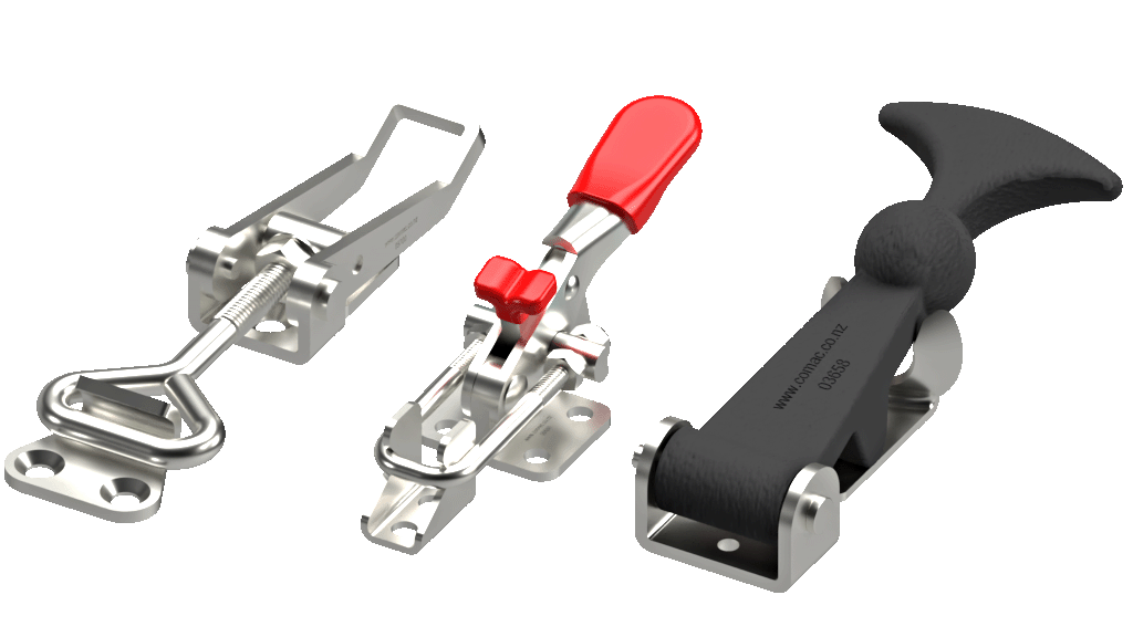 H - Hold Down Latches, Toggle Clamps, Rubber Tensioners