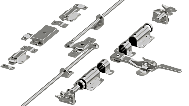 2 & 3 Point Latches & Container Door Latches NZ | Co-Mac