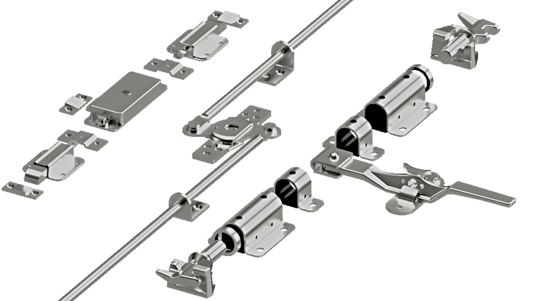 Q - 2 & 3 Point Latches, Container Latches