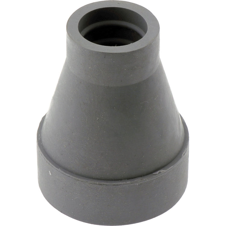 Heavy Duty Rubber Stick Tips Round Tube Grey