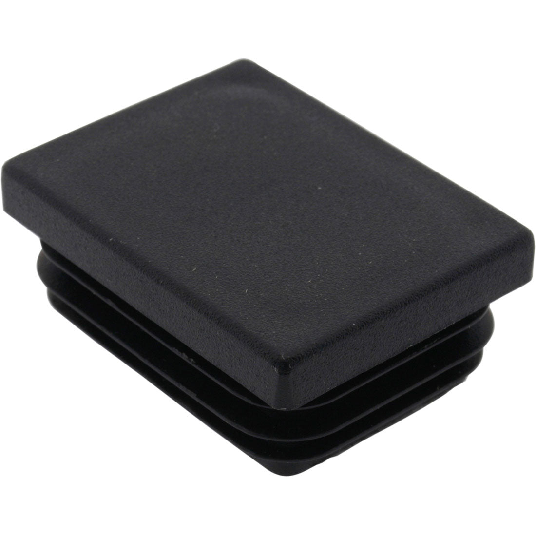 Rectangle Plug Ribbed Black 40x30mm – Co-Mac