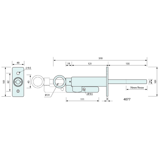 Tubular Spring Latch Tubular Gate Spring Latch – Co-Mac