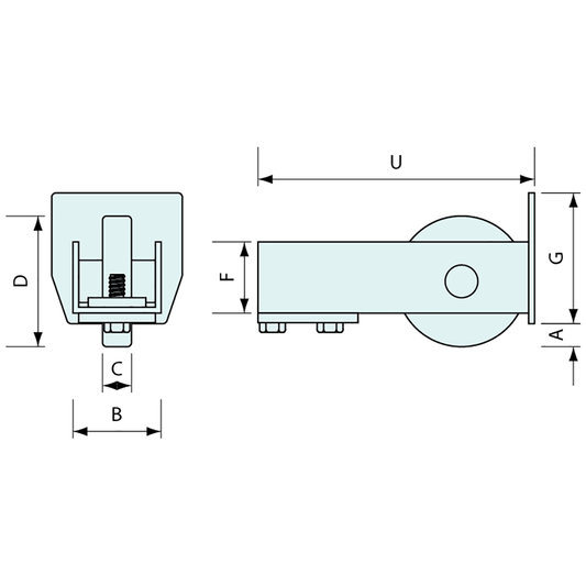 Gate Guide Wheels – Co-Mac