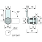 Tri Cam Lock Stainless Steel 8mm 18mm