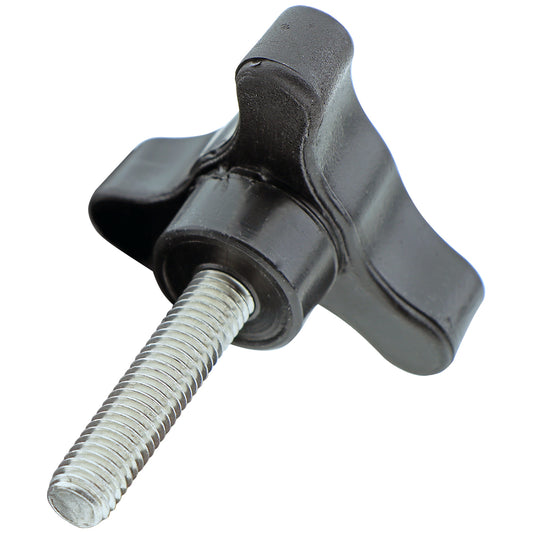 Tri Knob SS 316 M8 x 35mm Ext Thread