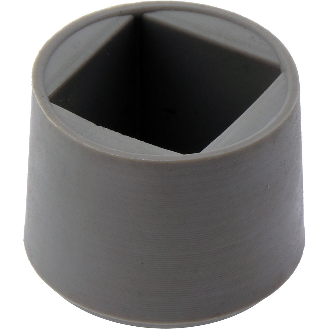 Rubber Stick Tips Square Tube Grey