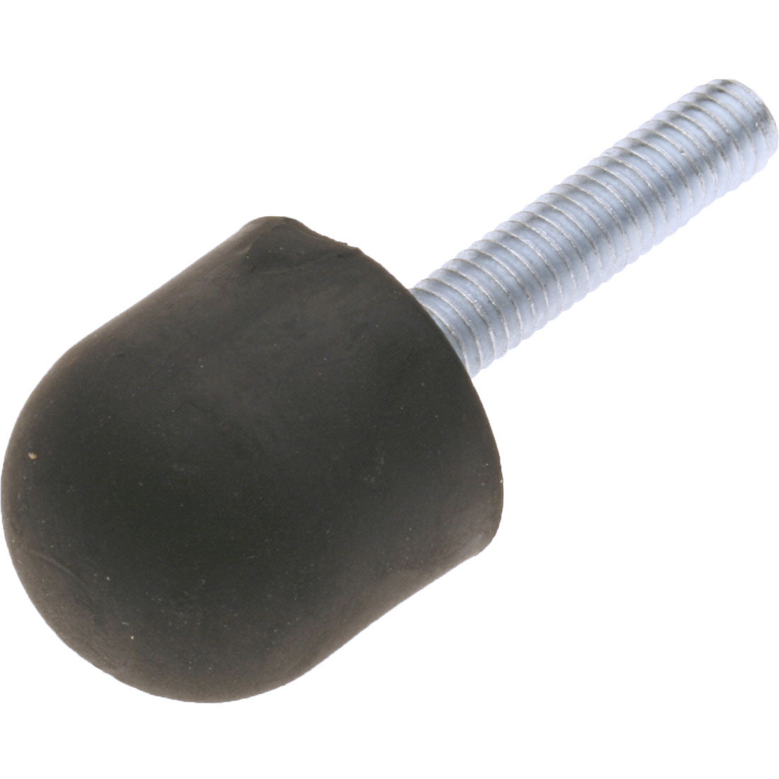 Rubber Buffers External Threaded Black