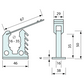 Mini Round Clamp 16 to 35mm Pipe