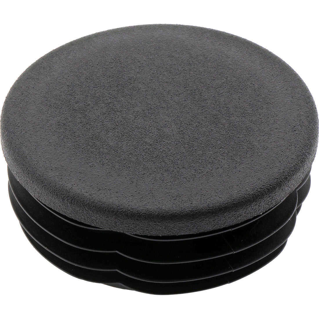 Round Plug Ribbed Black 65.0mm – Co-Mac