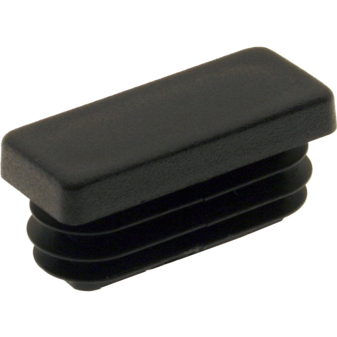 Rectangle Plug Ribbed Black 35mm x 15mm – Co-Mac