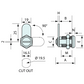 Coin Operated Cam Lock 16mm