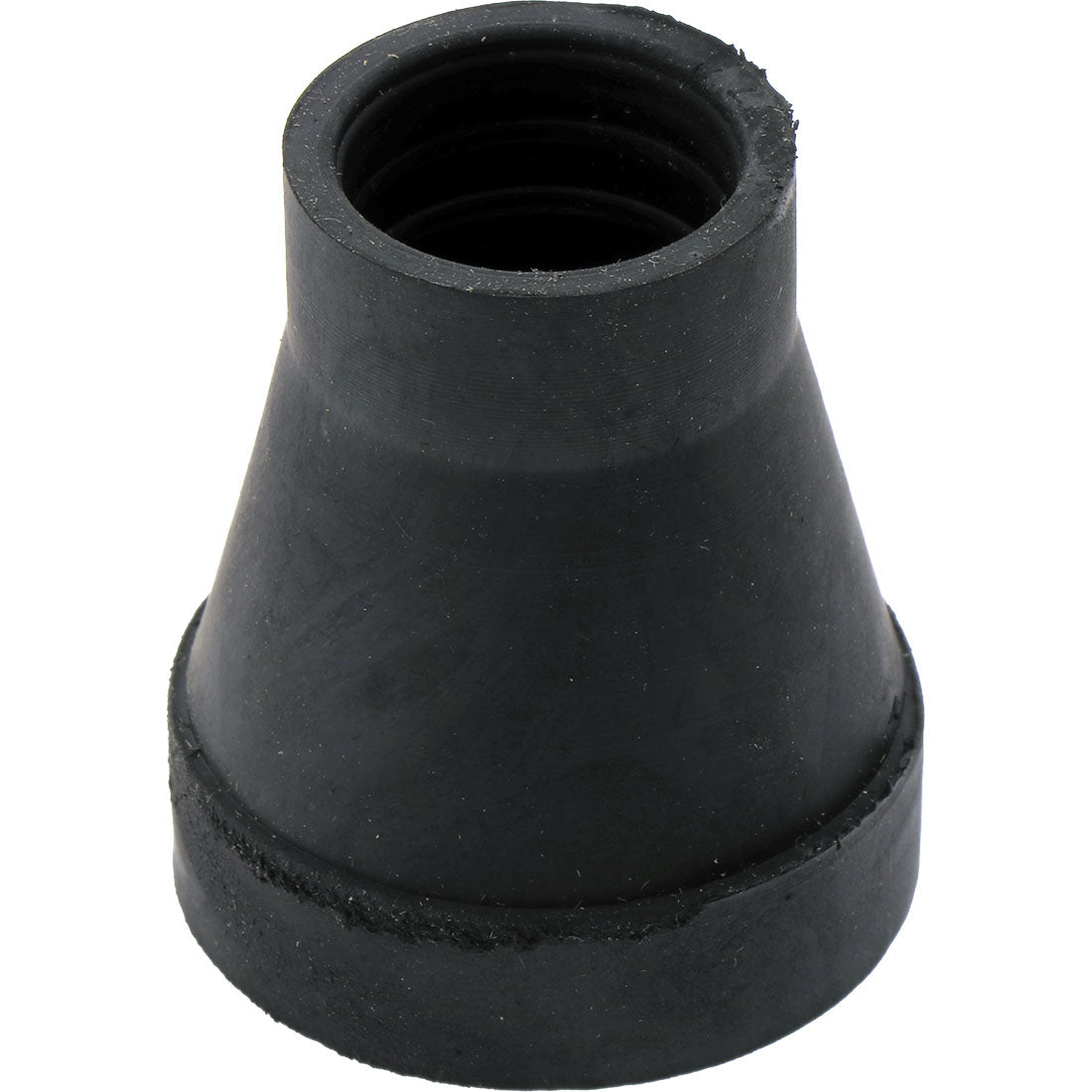 Heavy Duty Rubber Stick Tips Round Tube Black