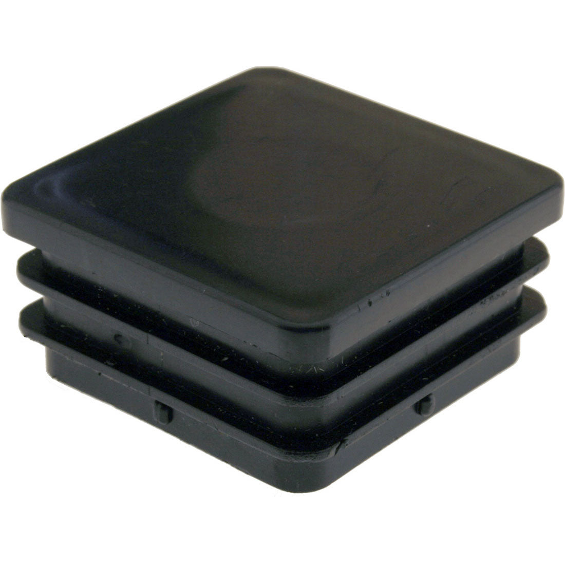 Square Plug Ribbed Black Plastic 44.0mm – Co-Mac