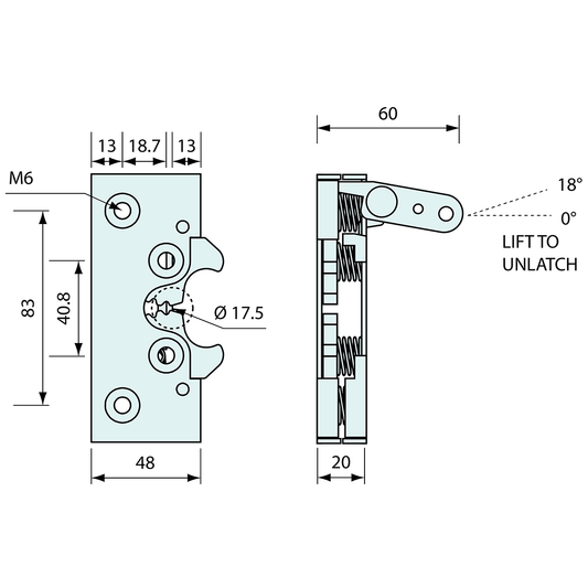 Heavy Duty Rotary Latches Lever Type – Co-Mac