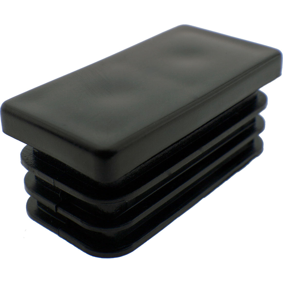 Rectangular Plug Custom Make Rectangle Plug Ribbed Black 50.8x25.4mm – Co-Mac