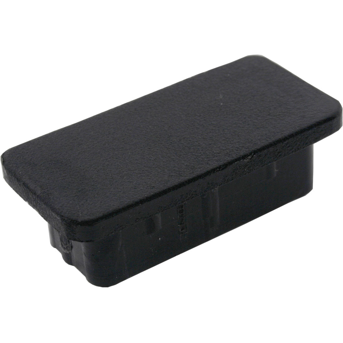 Rectangular Plug Types Rectangle Plug Smooth Black 40x20mm – Co-Mac