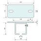Horizontal Bracket Galvanised 2000kg Load