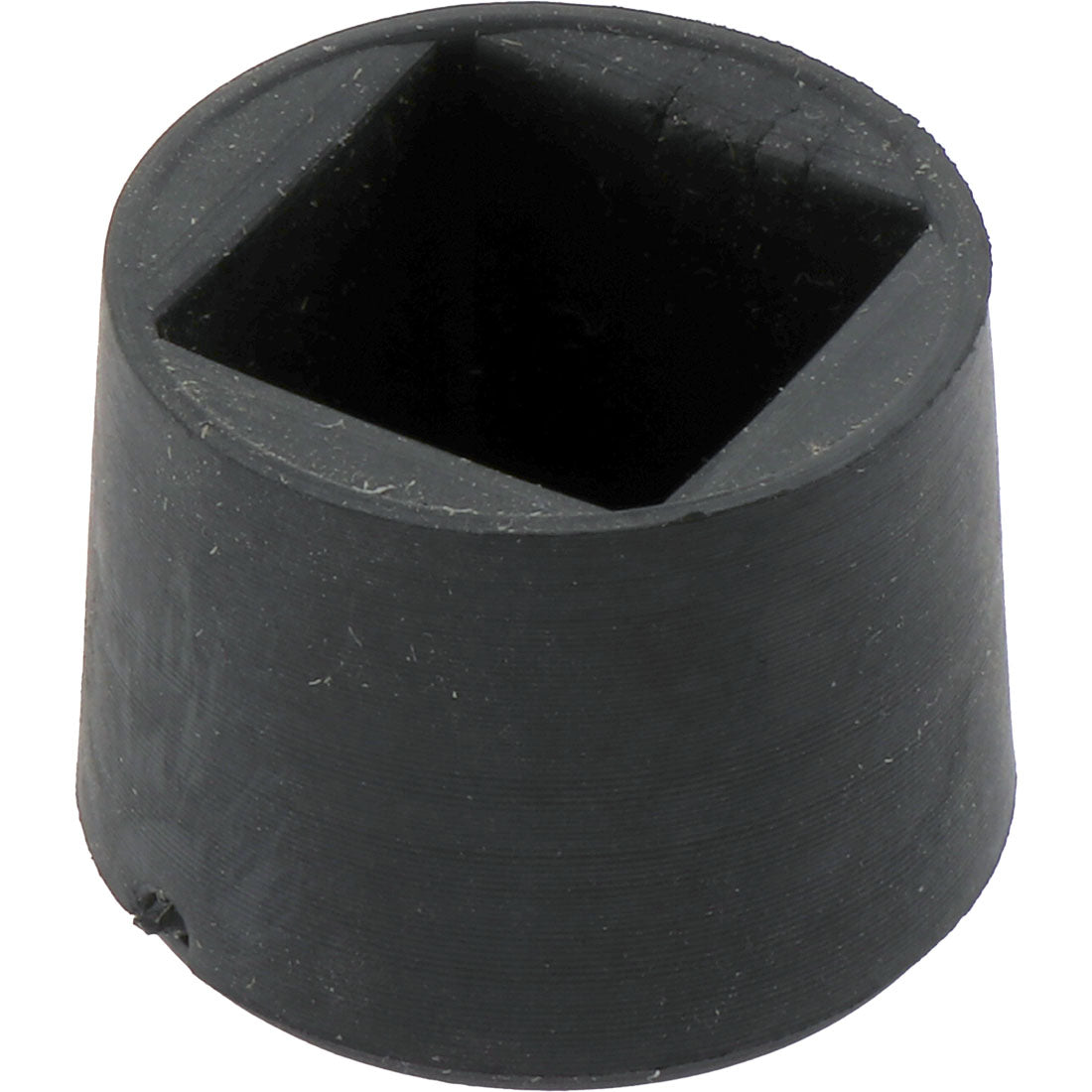 Rubber Stick Tips Square Tube Black