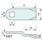 Cam Latch Bar Raised Down Heavy Duty 6mm