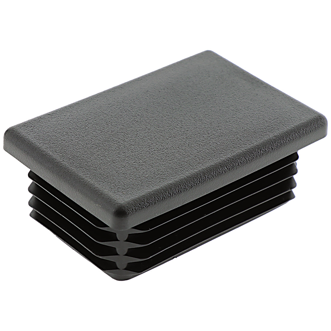 Rectangle Plug 74.3x50mm Ribbed