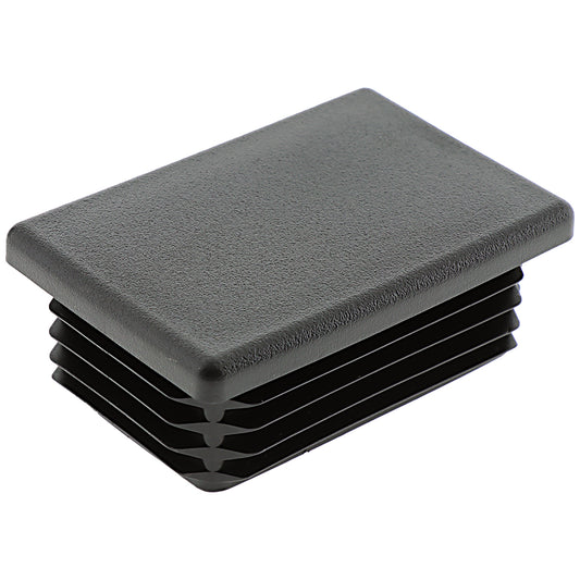 Rectangle Plug 74.3x50mm Ribbed