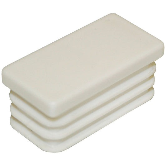 Rectangle Plug 60x20mm White