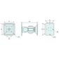 Unidirectional Wall Mount 128mm 25kg