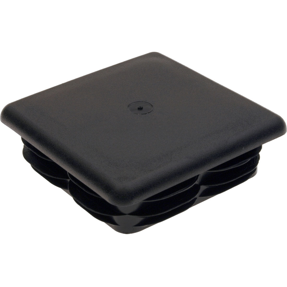 Square Plug Ribbed Black Plastic 100.0mm – Co-Mac