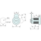 Cam Lock For One Key System 29mm