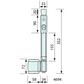 Pool Latch Black 310mm