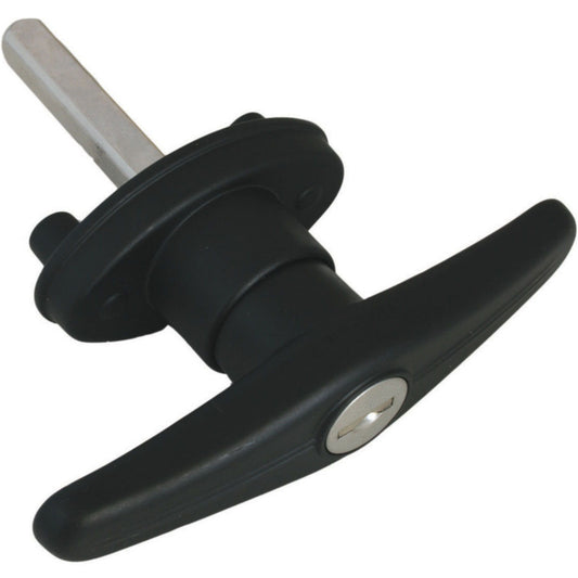 Canopy T Handle Locking Black LH 34x100mm