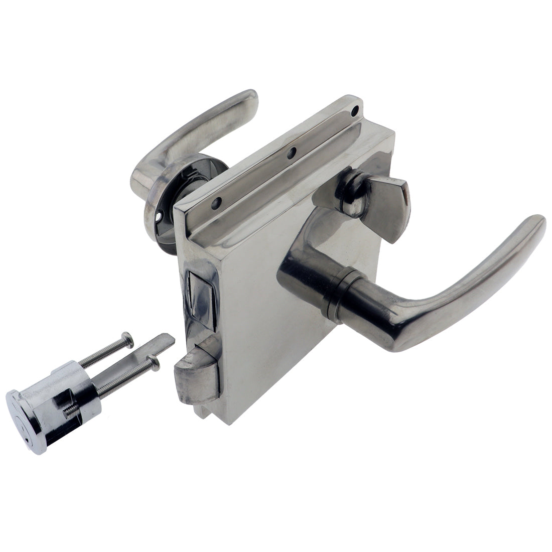 Stainless Steel Key Locking Surface Mount Lock