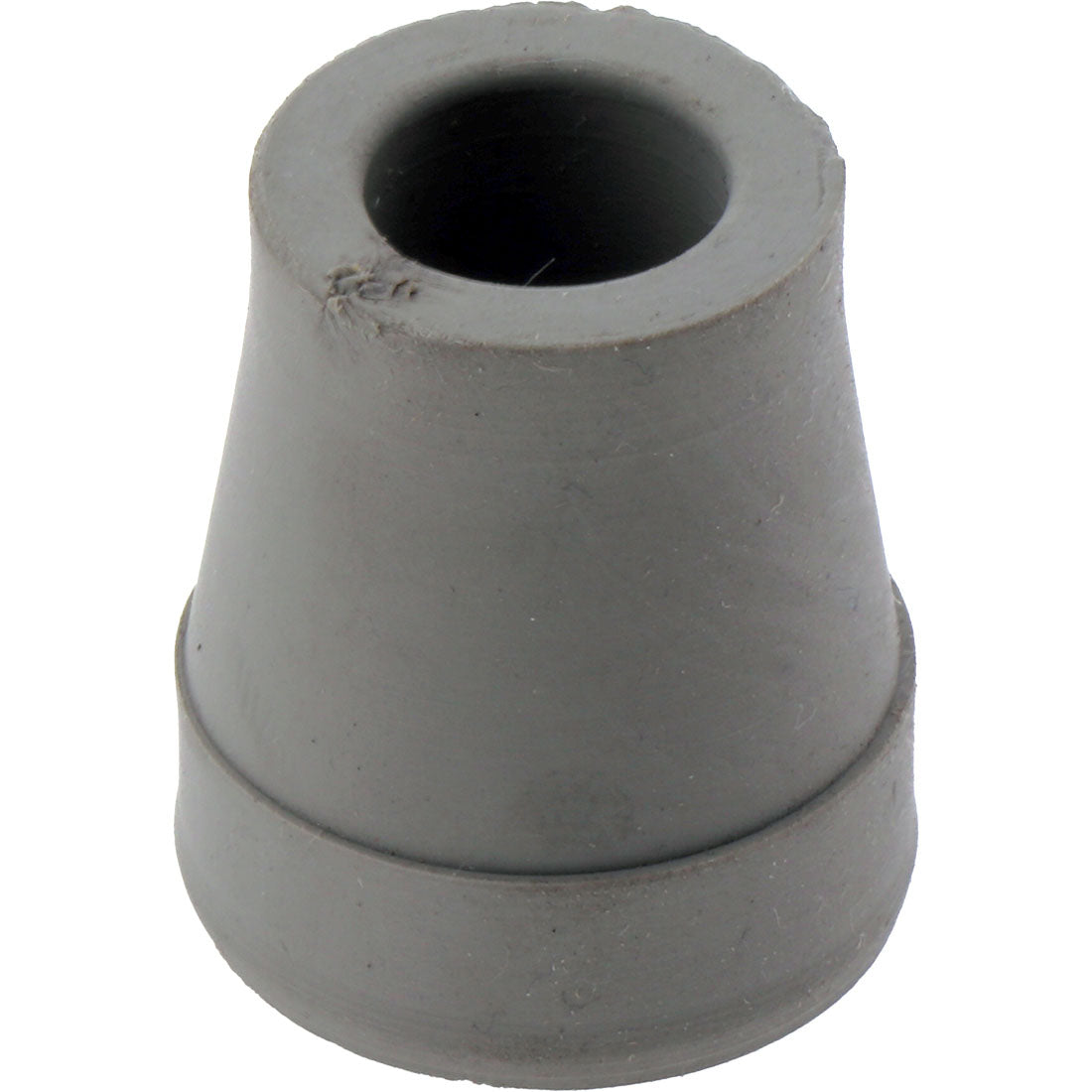 Heavy Duty Rubber Stick Tips Round Tube Grey