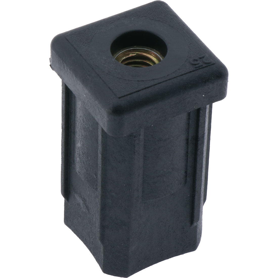 Square Tube Insert Zinc Plated Thread 25.4mm M8 – Co-Mac