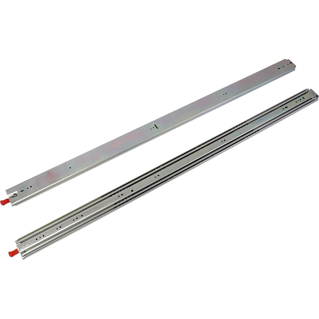 Heavy Duty Drawer Slide Lock In and Out Zinc Plated 1524mm 100kg – Co-Mac