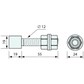 Single Ball Bearing Bottom Guide No Bracket Stainless Steel