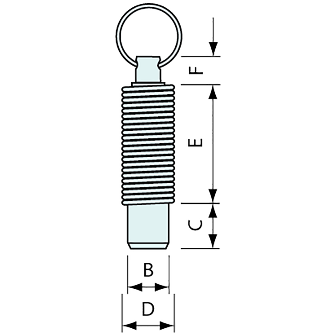 Pull Spring Pin Latch Stainless Steel M10 – Co-Mac