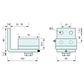 Weld On Bottom Roller Hinge Zinc Plated 100mm 500kg Load