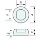 Cap Foot Black 31.8mm Base Diameter