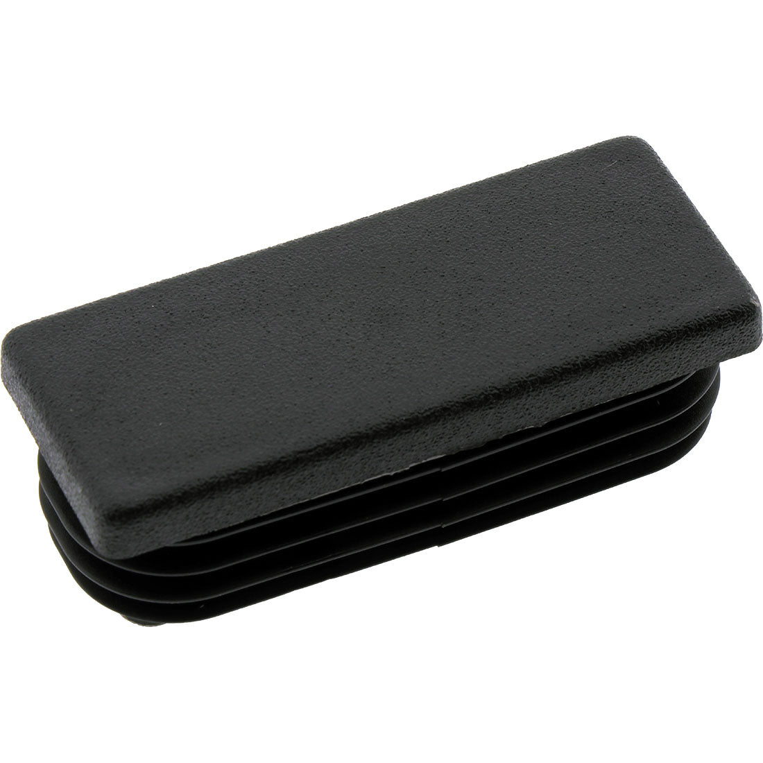 Rectangular Air Plug Rectangle Plug Ribbed Black 60x25mm – Co-Mac