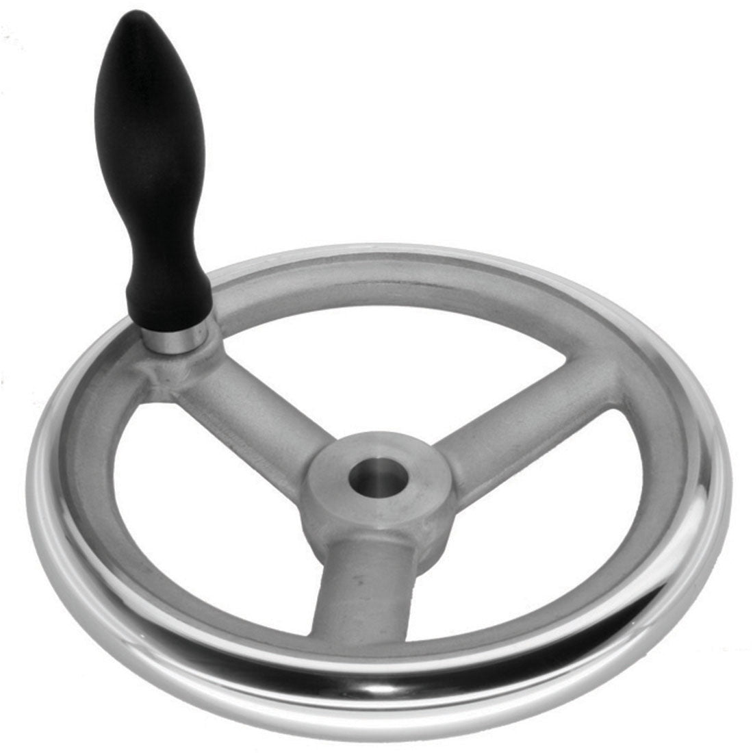 Handwheel Rope Handwheel With Revolving Grip Aluminium 200mm – Co-Mac