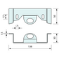 Backing Plate for Recessed Handle Grip