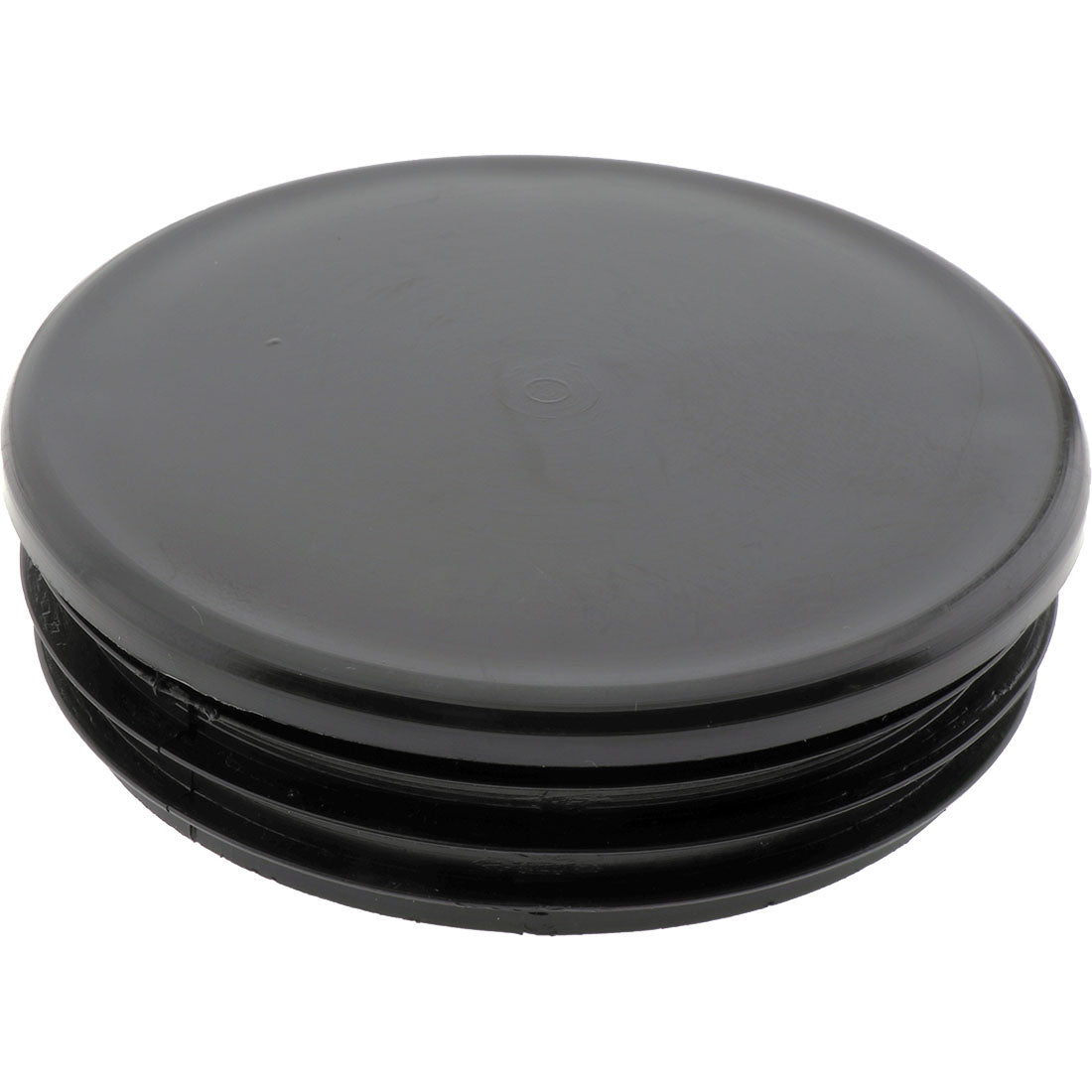 Round Plug Ribbed Black 90.0mm – Co-Mac